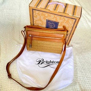 •BRIGHTON•NWT Woven Leather Purse